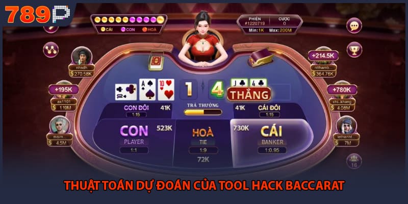 Thuật toán dự đoán của tool hack baccarat